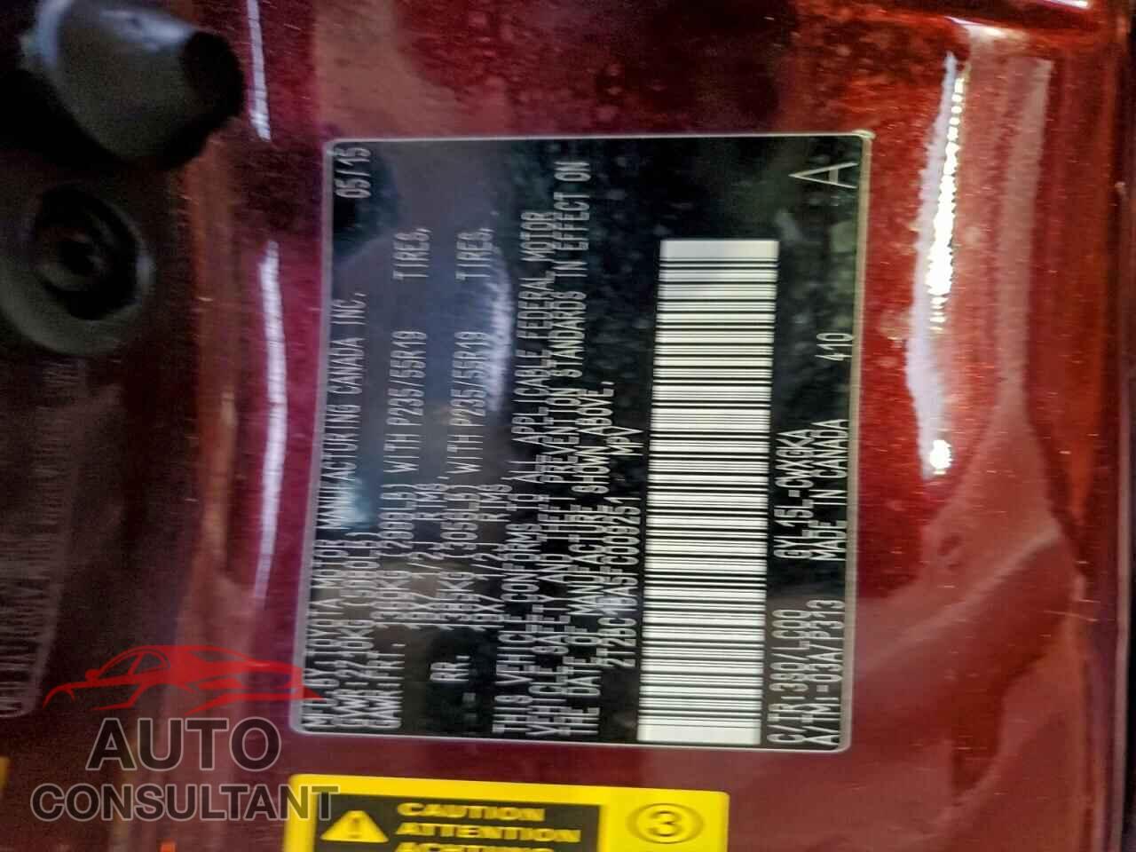 LEXUS RX450 2015 - 2T2BC1BA5FC009251
