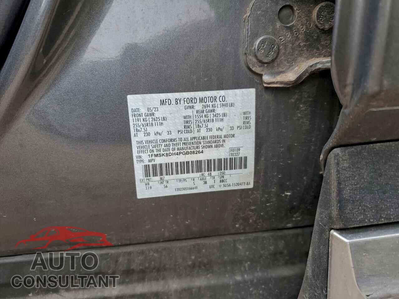 FORD EXPLORER 2023 - 1FMSK8DH4PGB08264