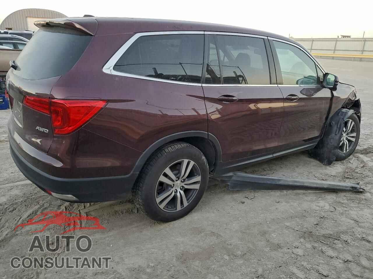 HONDA PILOT 2017 - 5FNYF6H52HB082136