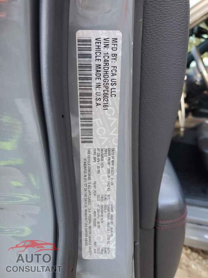 DODGE DURANGO 2023 - 1C4RDHDG5PC602161