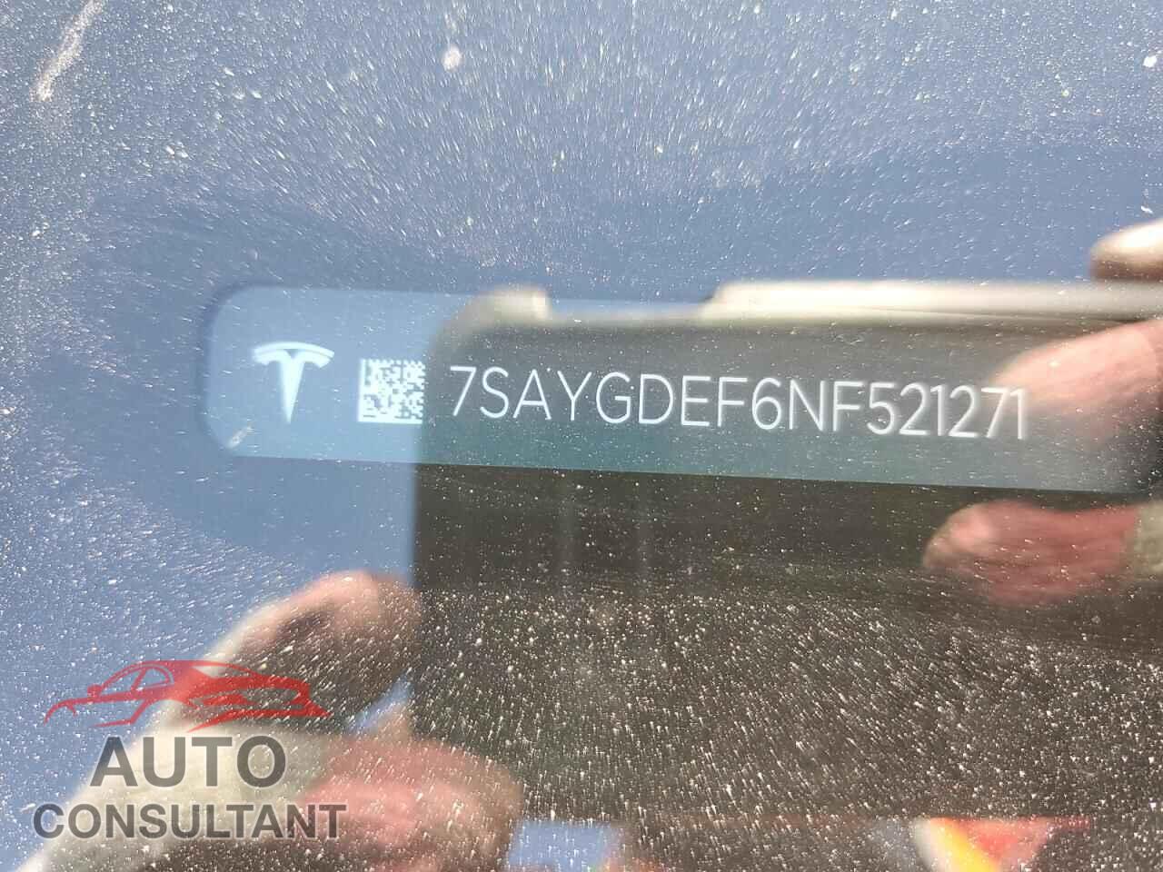 TESLA MODEL Y 2022 - 7SAYGDEF6NF521271