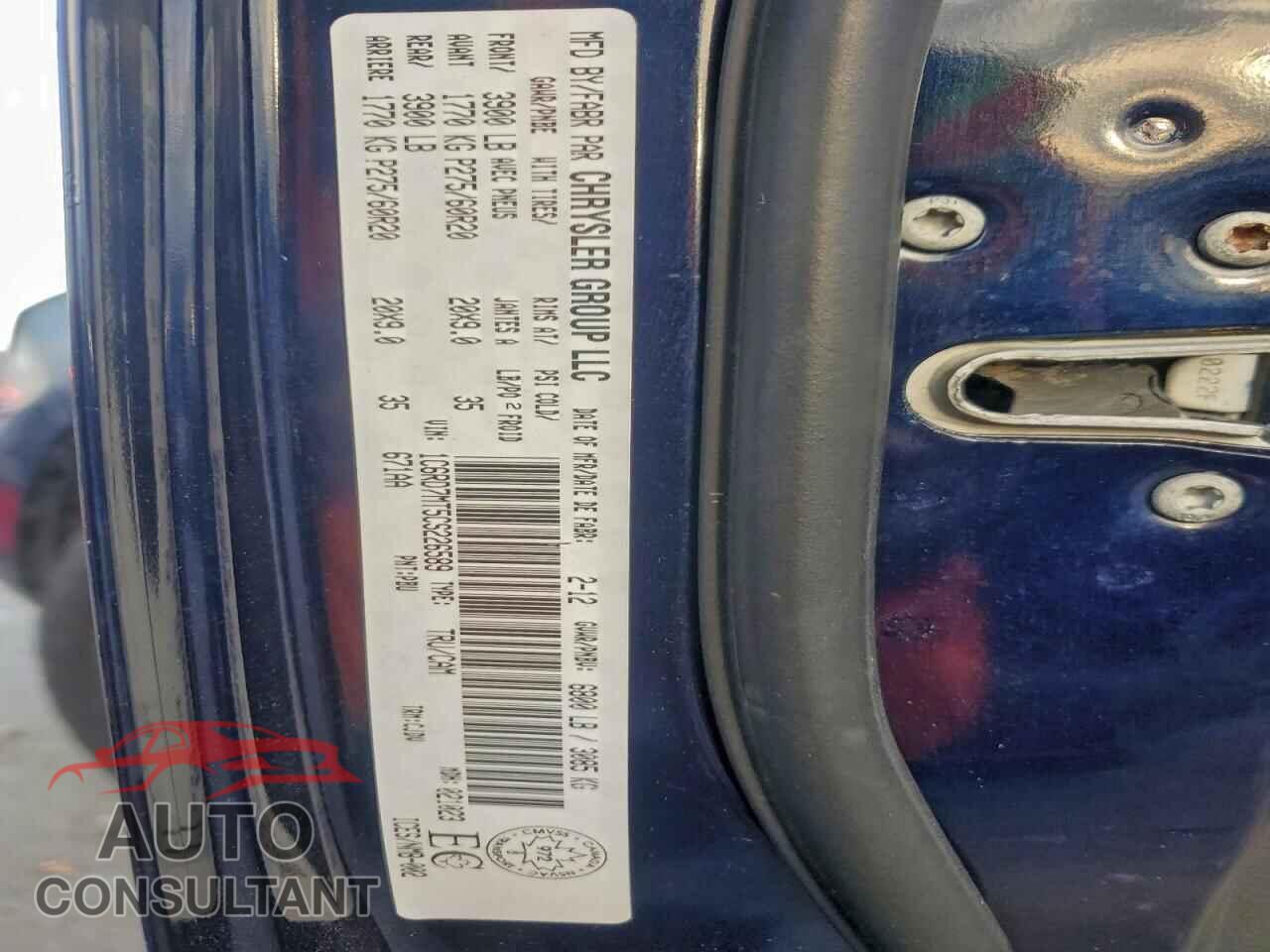 DODGE RAM 1500 2012 - 1C6RD7MT5CS226589