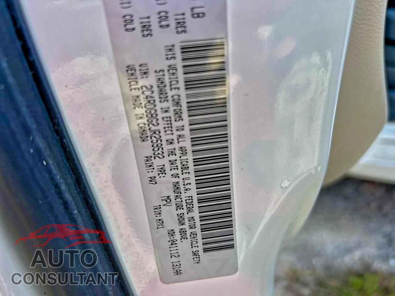 DODGE CARAVAN 2018 - 2C4RDGBG2JR259532