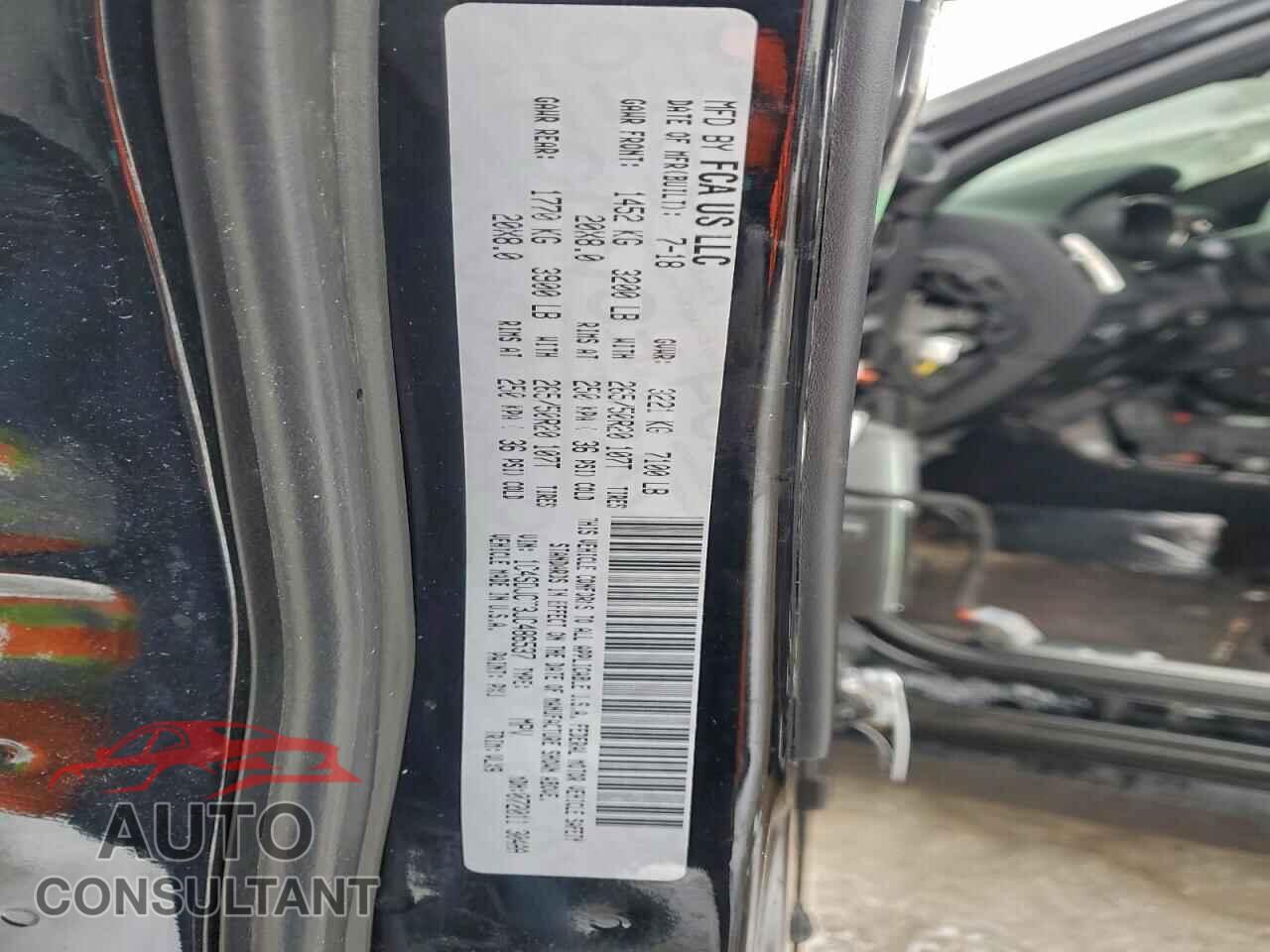 DODGE DURANGO 2018 - 1C4SDJCT3JC486537