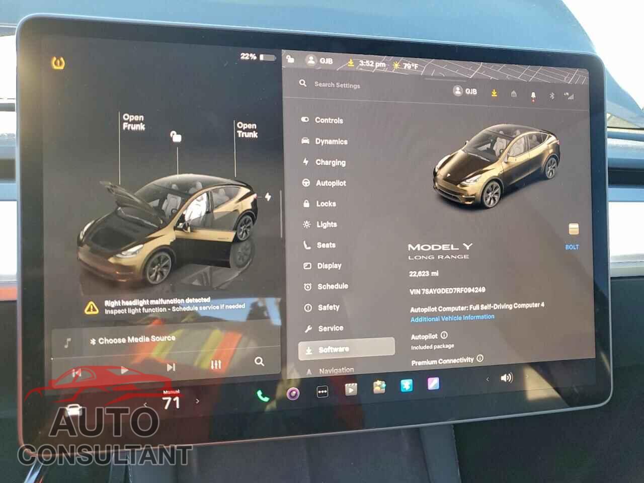 TESLA MODEL Y 2024 - 7SAYGDED7RF094249