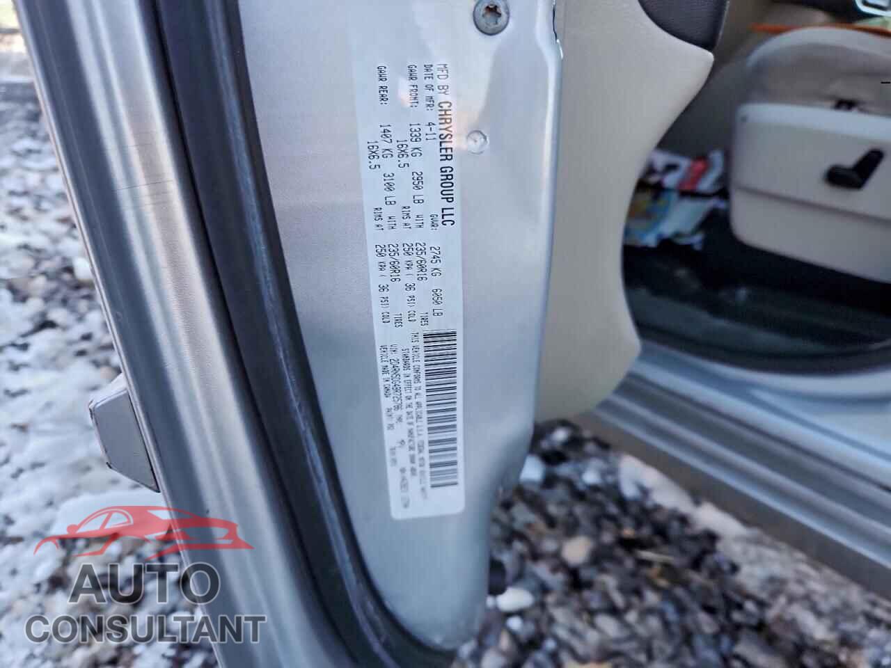 DODGE CARAVAN 2011 - 2D4RN5DG4BR725786