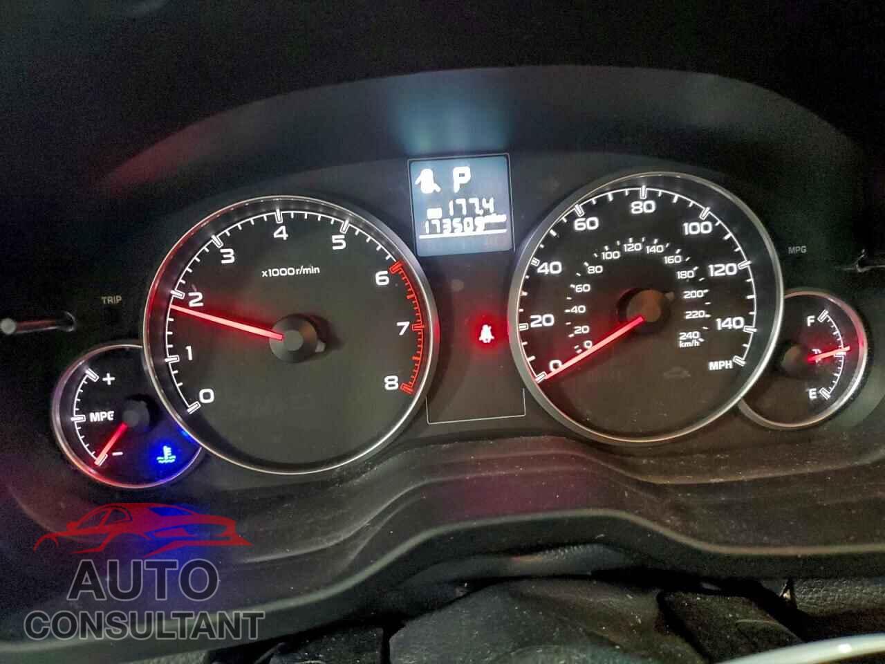 SUBARU OUTBACK 2014 - 4S4BRCCC3E3262103