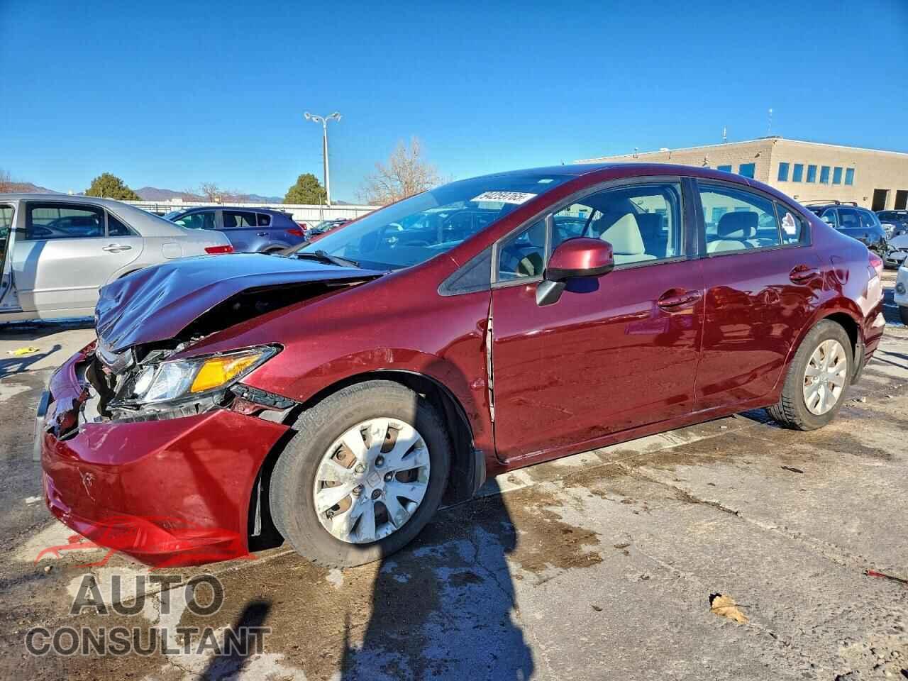 HONDA CIVIC 2012 - 19XFB2F57CE070951