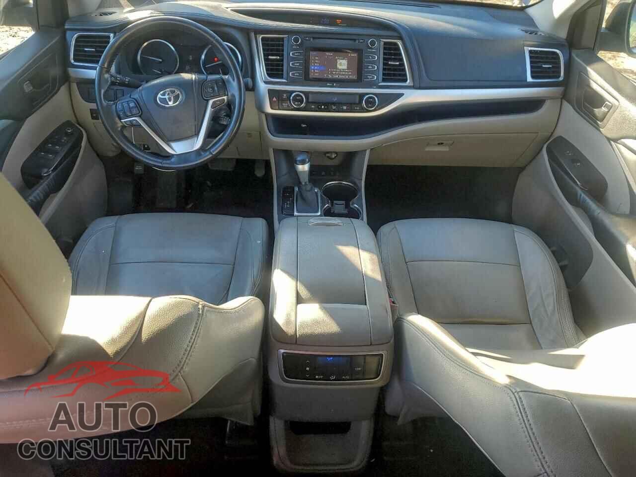 TOYOTA HIGHLANDER 2014 - 5TDBKRFH7ES021663