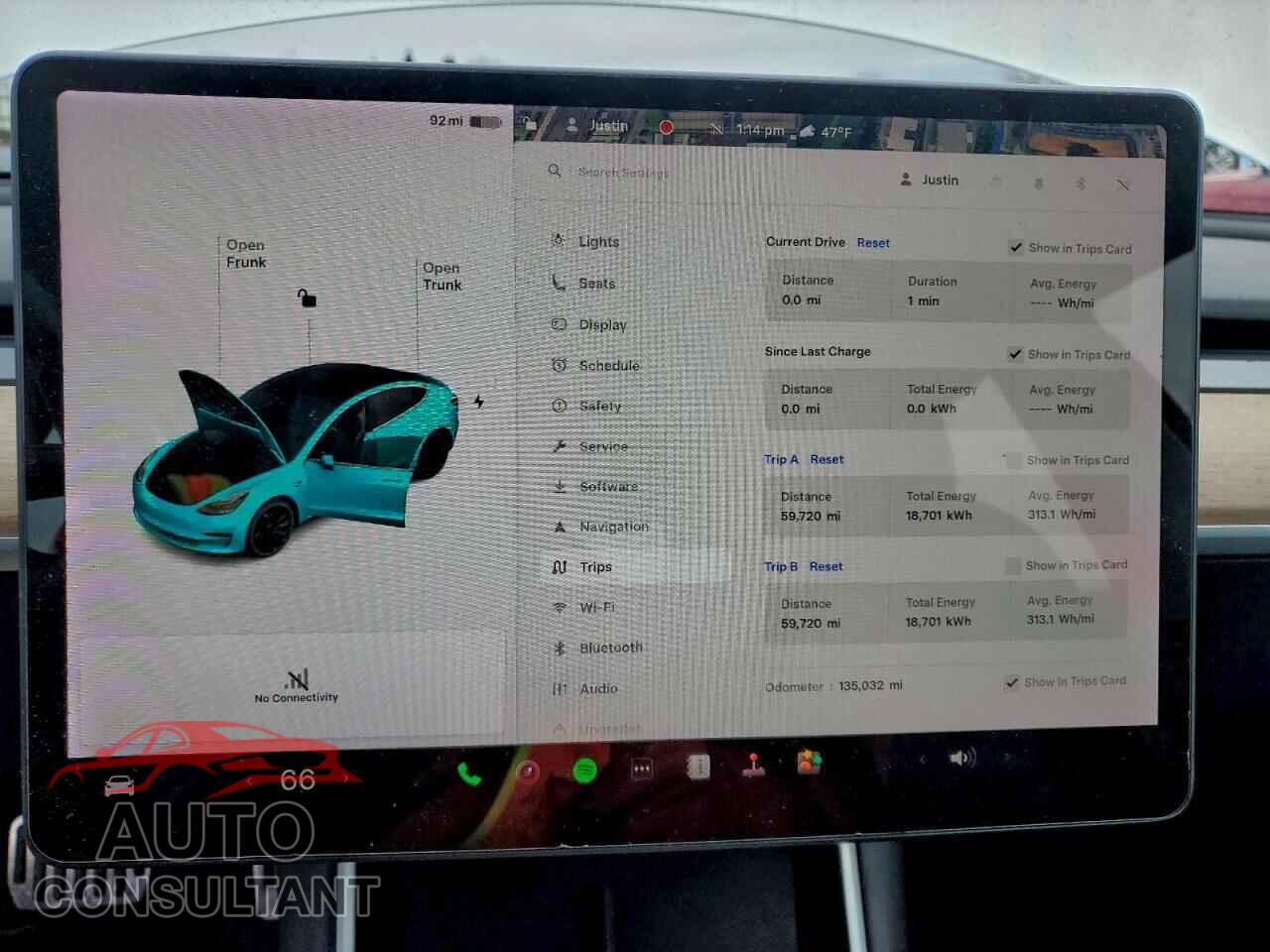 TESLA MODEL 3 2018 - 5YJ3E1EB2JF092536