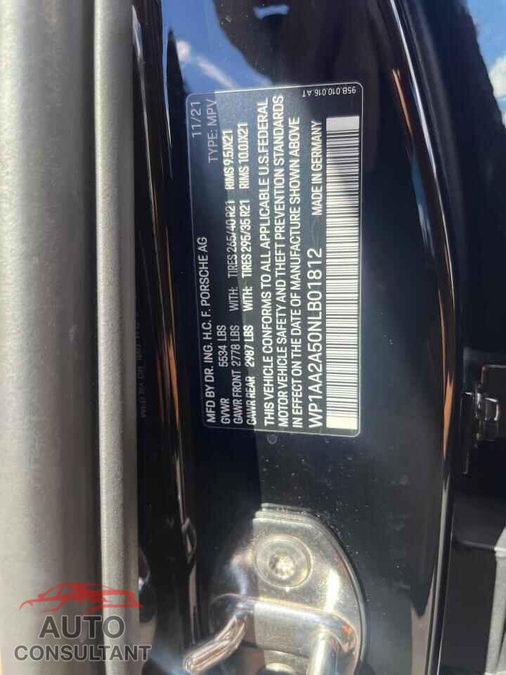 PORSCHE MACAN 2022 - WP1AA2A50NLB01812