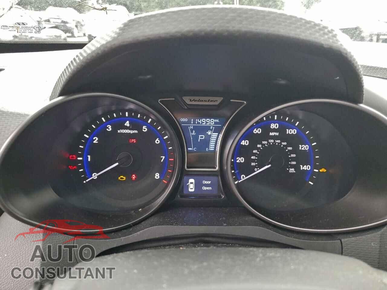 HYUNDAI VELOSTER 2013 - KMHTC6AE8DU083107