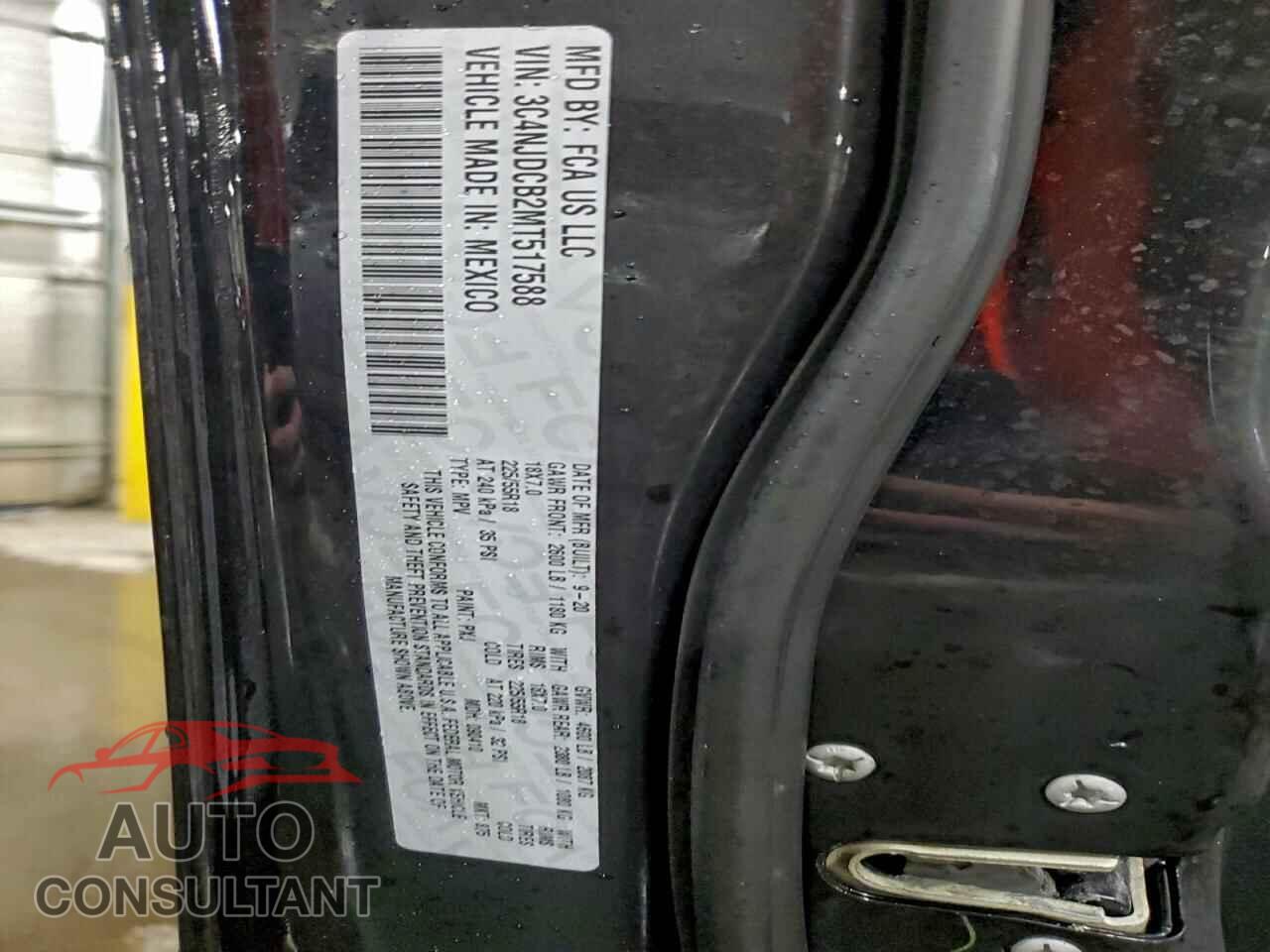 JEEP COMPASS 2021 - 3C4NJDCB2MT517588
