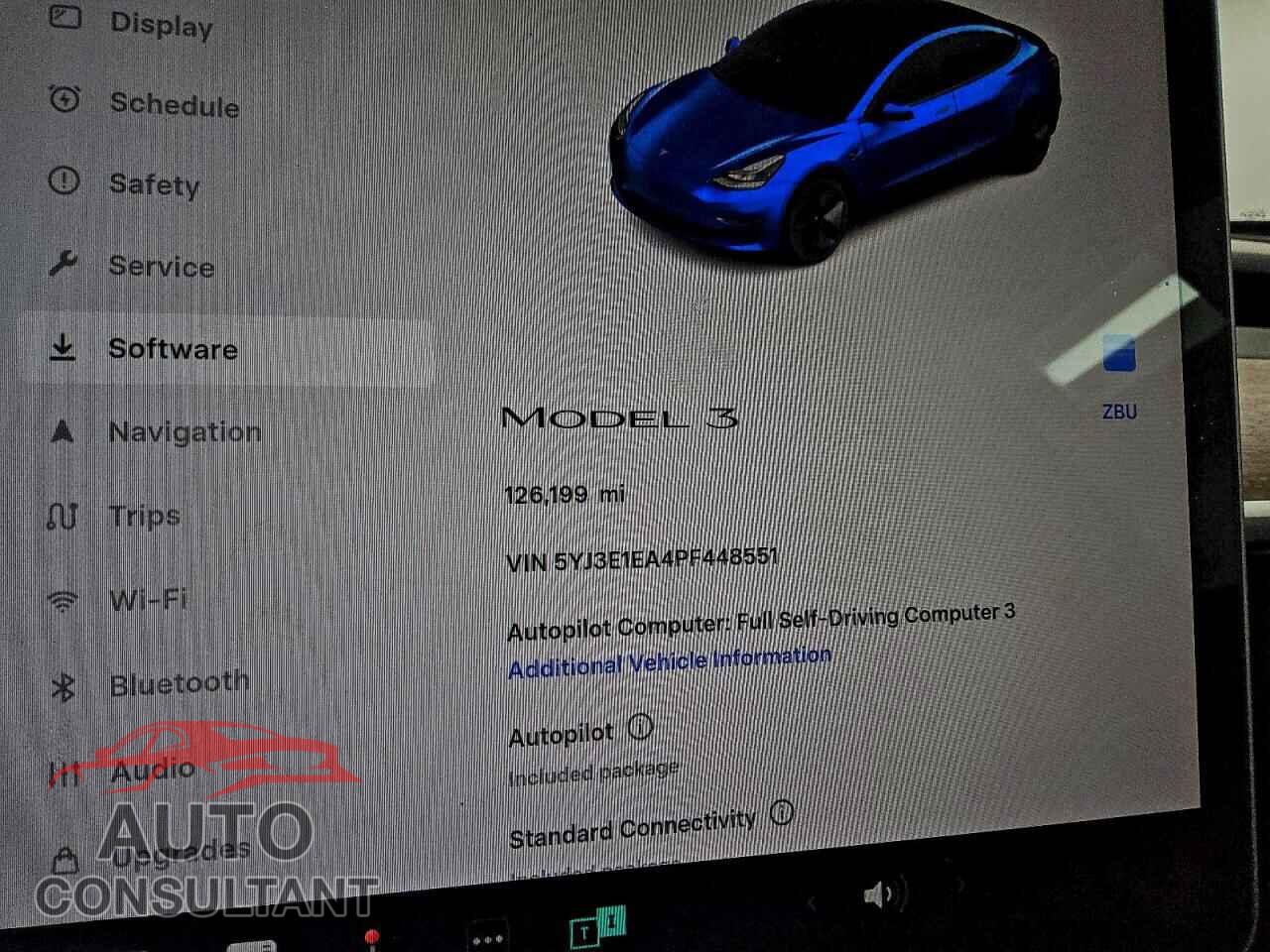 TESLA MODEL 3 2023 - 5YJ3E1EA4PF448551