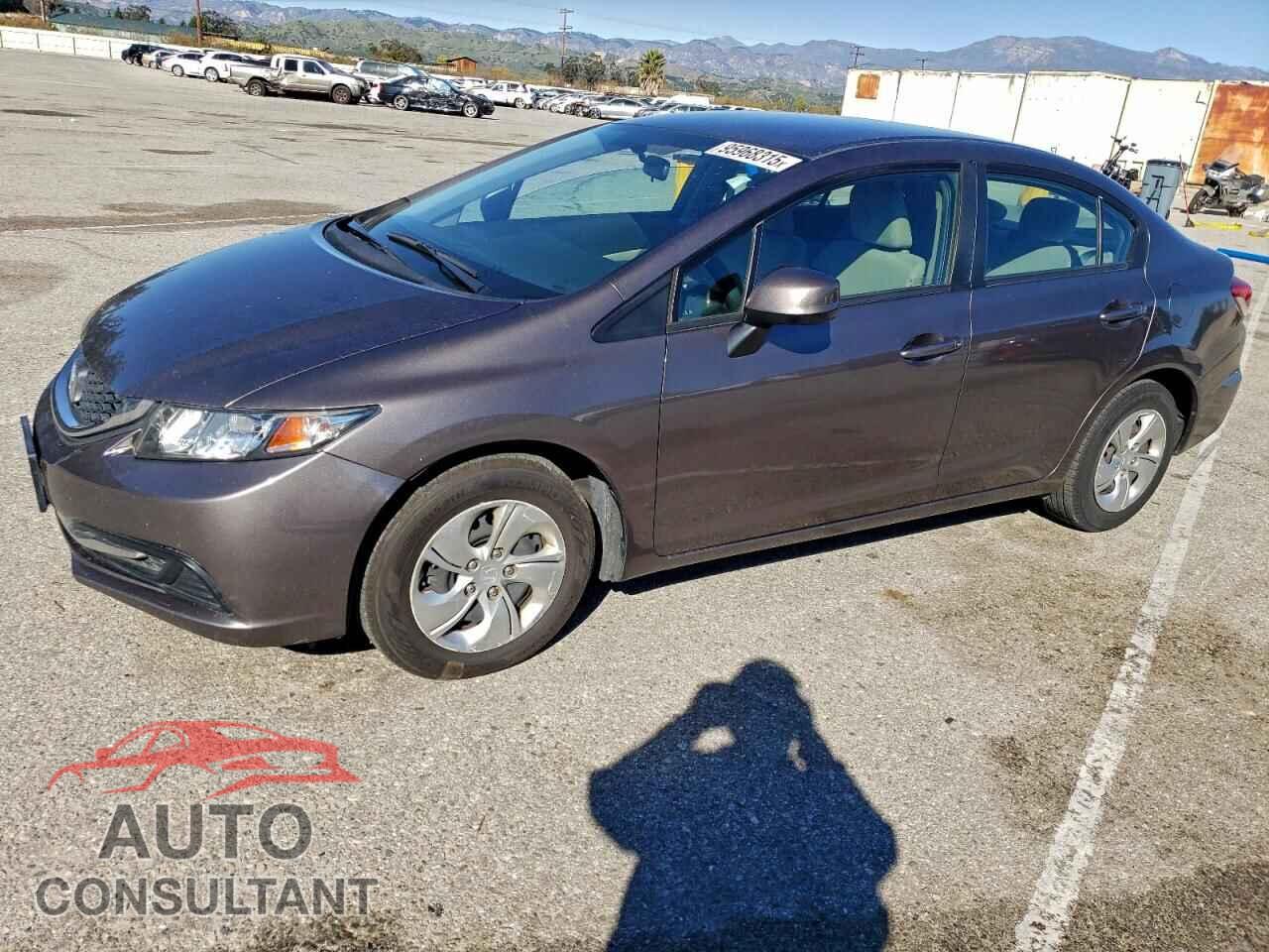 HONDA CIVIC 2013 - 19XFB2F52DE201060