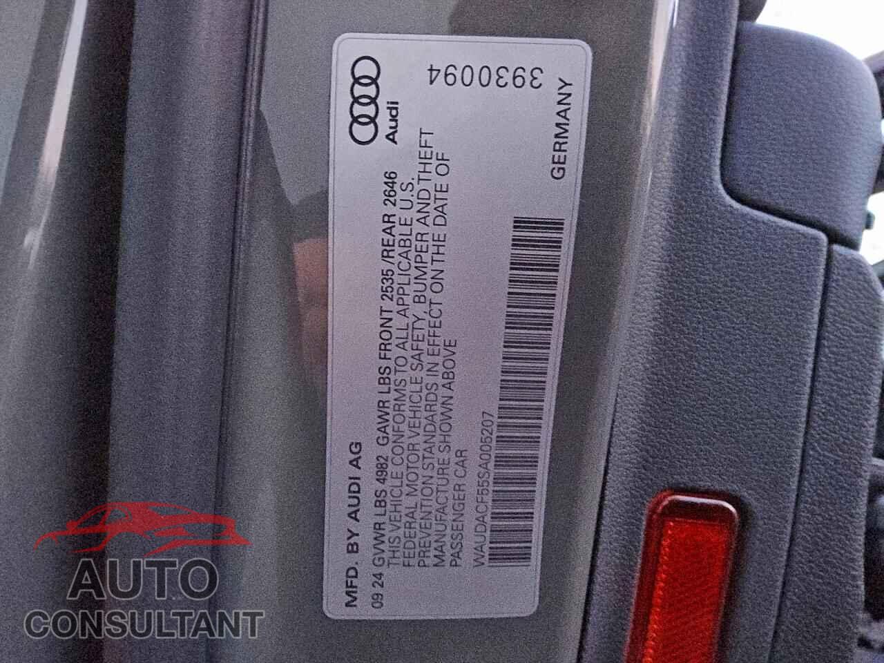 AUDI A5 2025 - WAUDACF55SA005207
