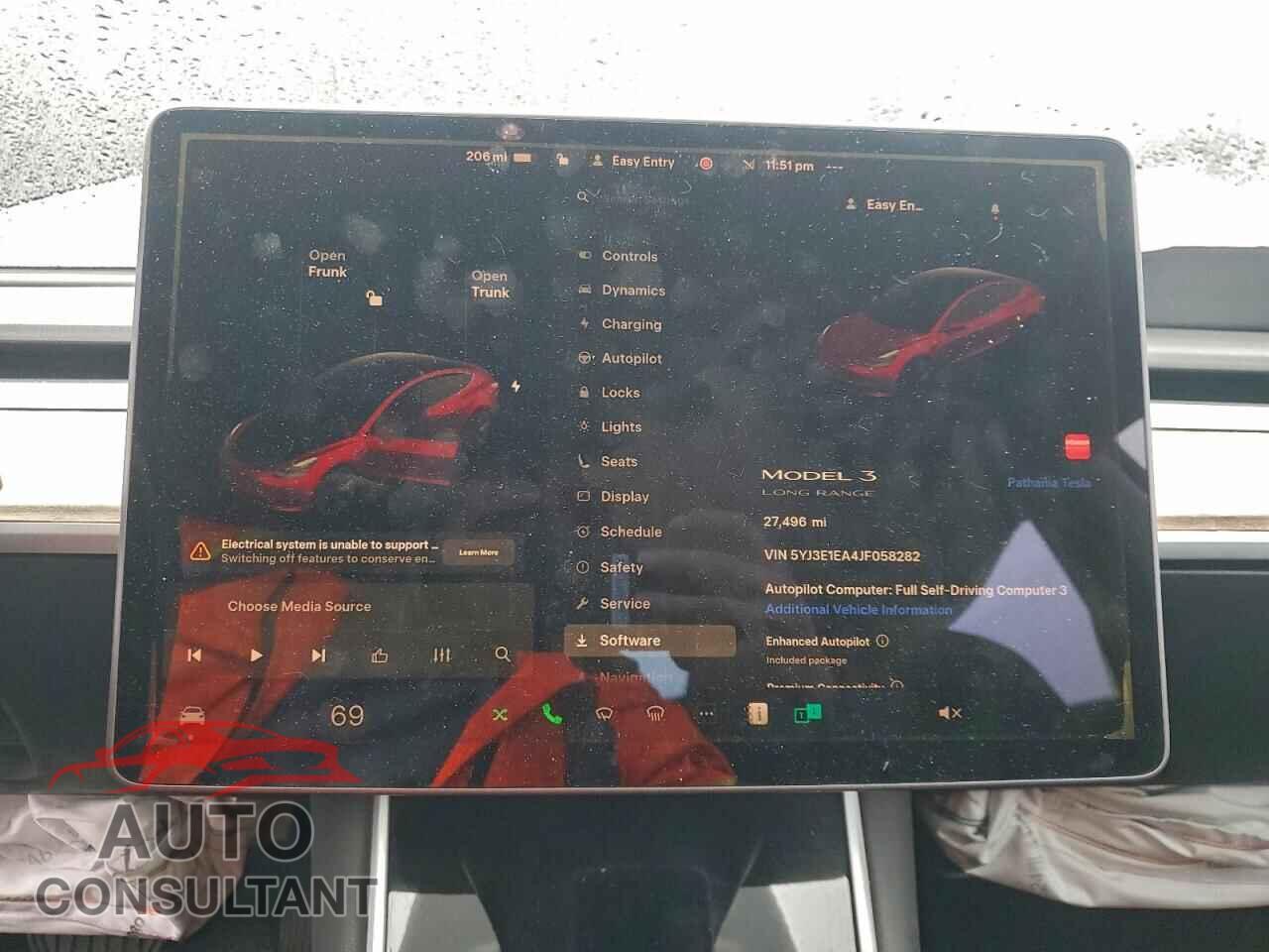 TESLA MODEL 3 2018 - 5YJ3E1EA4JF058282