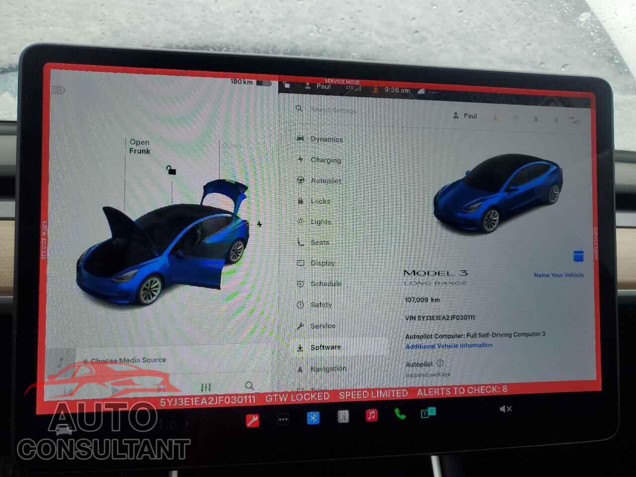 TESLA MODEL 3 2018 - 5YJ3E1EA2JF030111