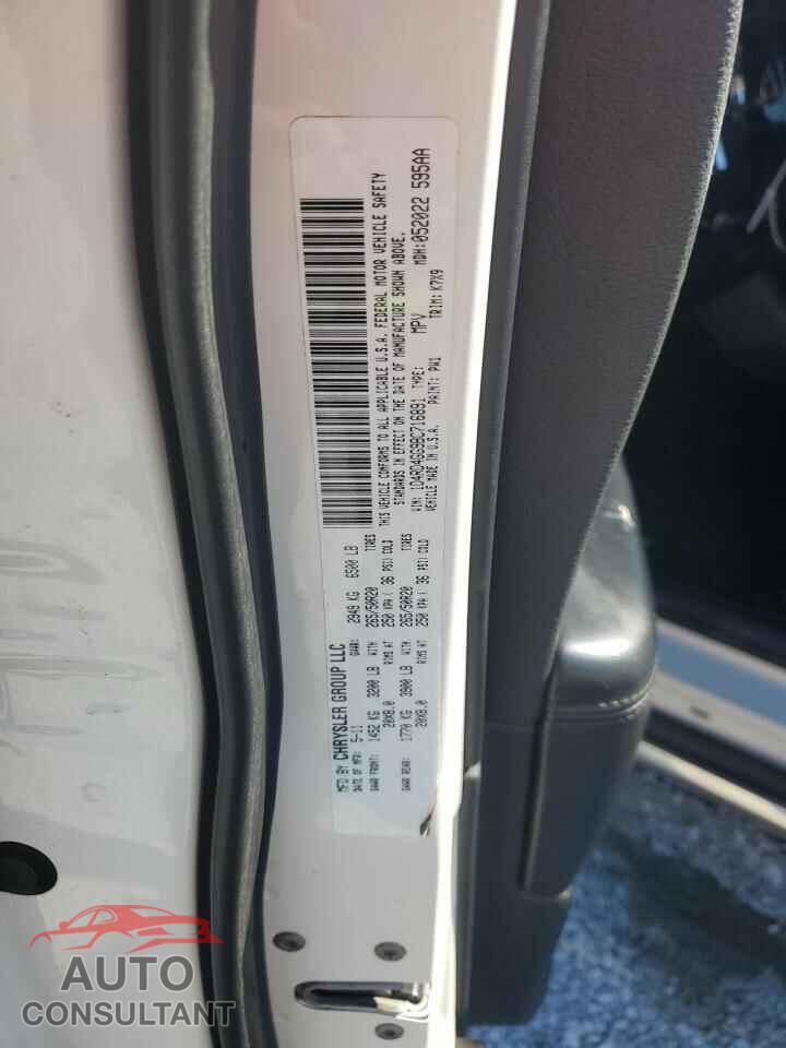 DODGE DURANGO 2011 - 1D4RD4GG9BC716891