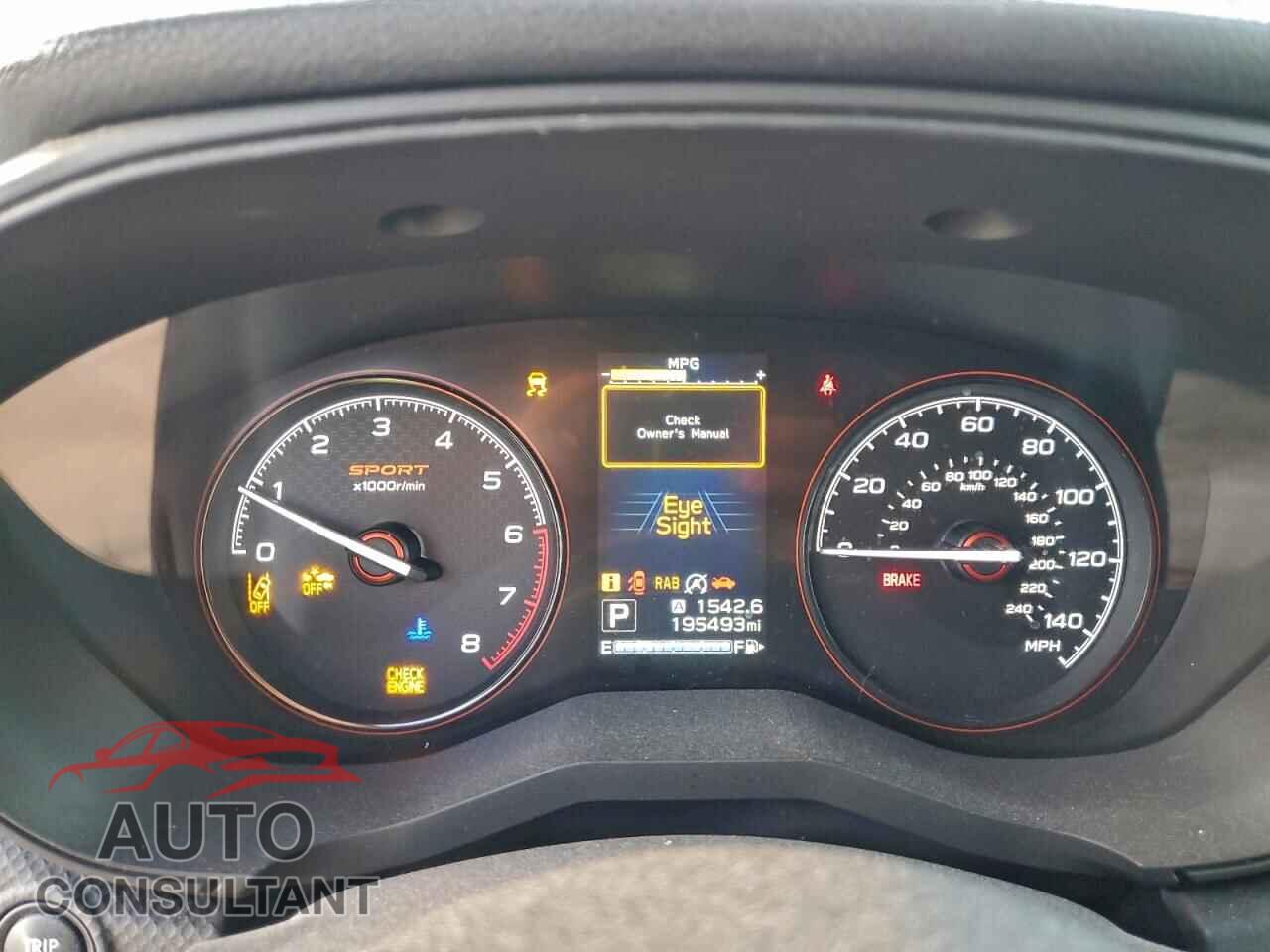 SUBARU FORESTER 2019 - JF2SKAPC4KH469722