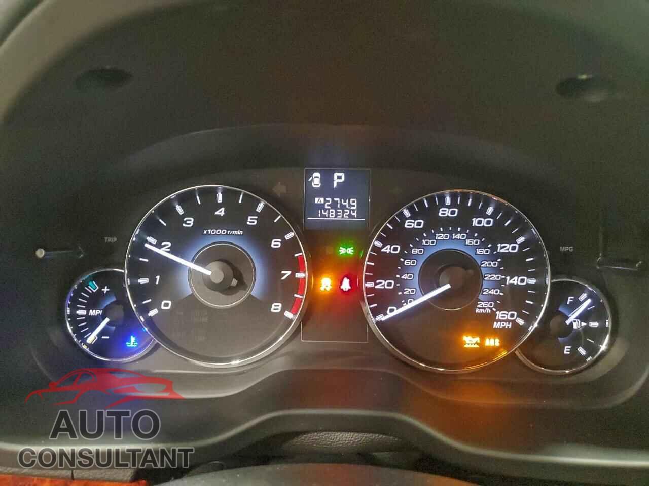 SUBARU OUTBACK 2012 - 4S4BRELC2C2250040