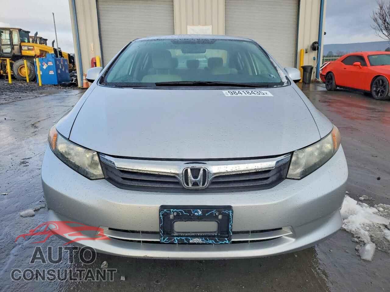 HONDA CIVIC 2012 - 19XFB2F54CE012781