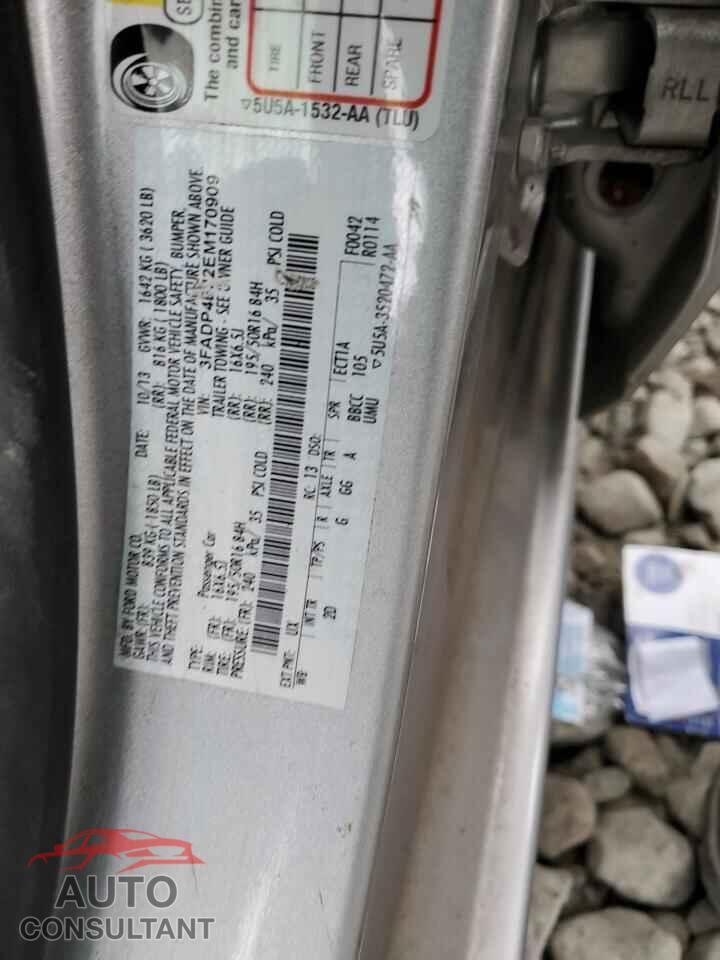 FORD FIESTA 2014 - 3FADP4EJ2EM170909