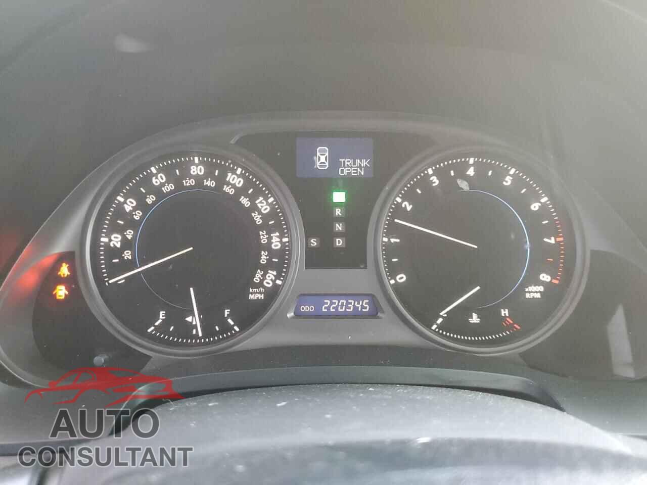 LEXUS IS 2010 - JTHBF5C26A5110541