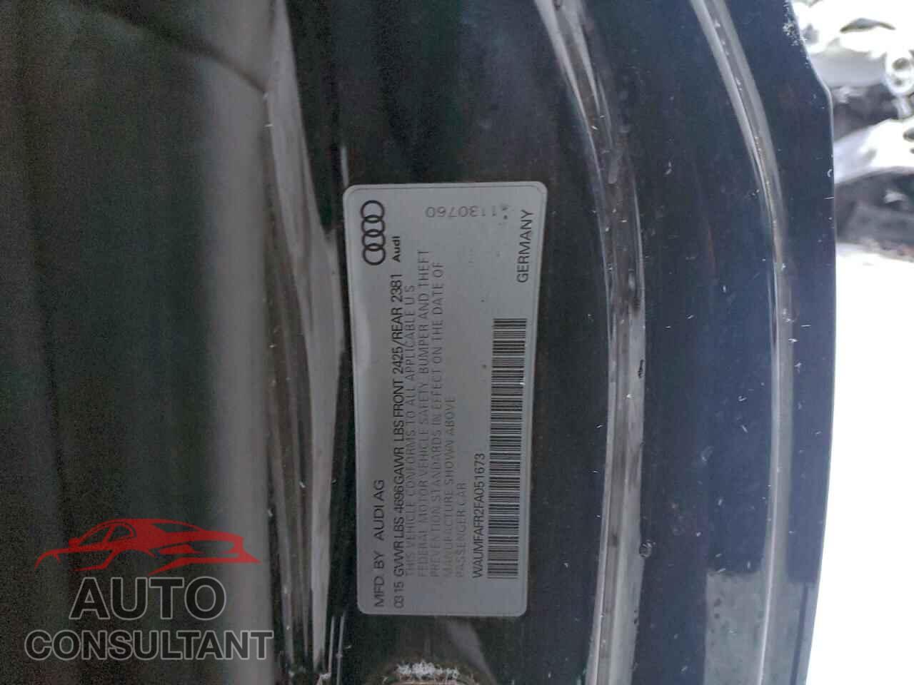 AUDI A5 2015 - WAUMFAFR2FA051673