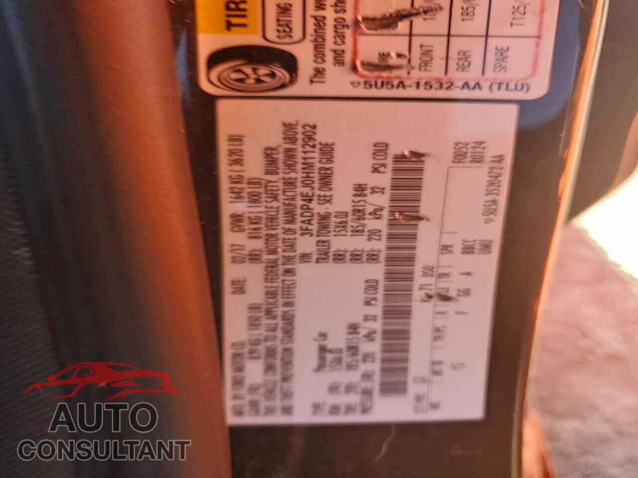 FORD FIESTA 2017 - 3FADP4EJ0HM112902