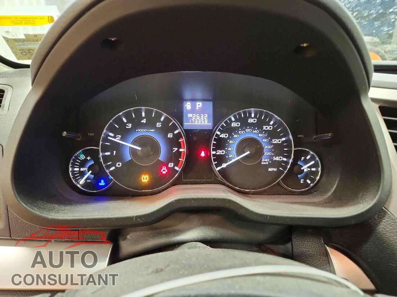 SUBARU OUTBACK 2011 - 4S4BRBCC4B3352978