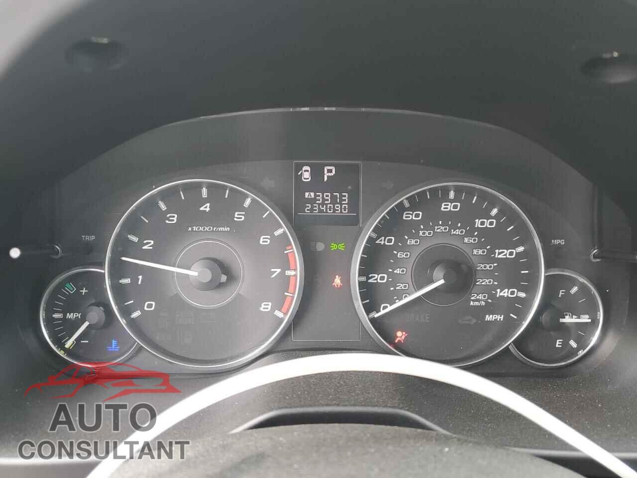 SUBARU OUTBACK 2012 - 4S4BRCBC7C3237932