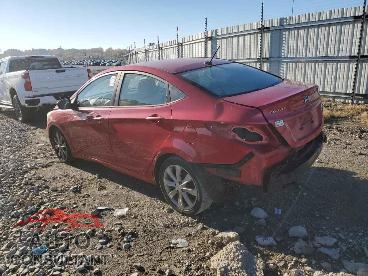 HYUNDAI ACCENT 2012 - KMHCU4AEXCU045376