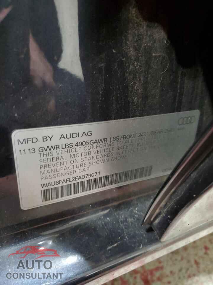 AUDI A4 2014 - WAUBFAFL2EA079071