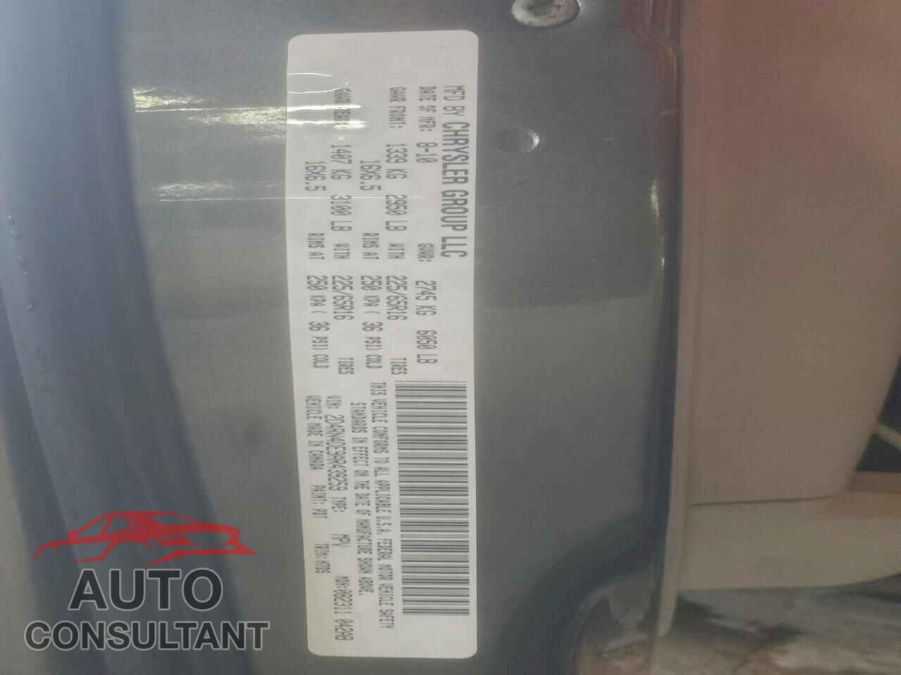 DODGE CARAVAN 2010 - 2D4RN4DE9AR439259