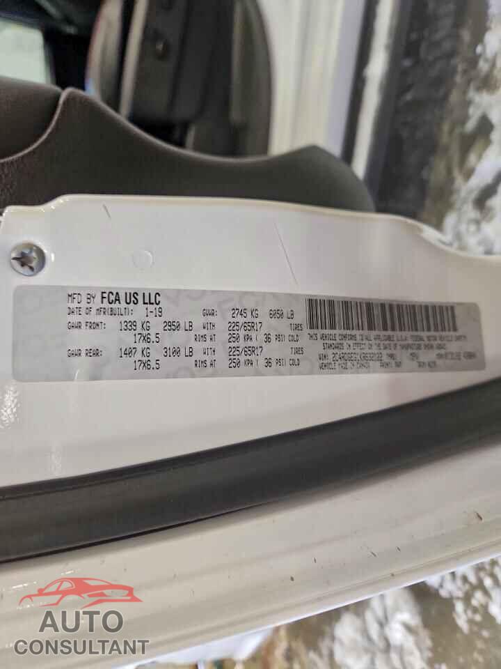 DODGE CARAVAN 2019 - 2C4RDGEG1KR632122