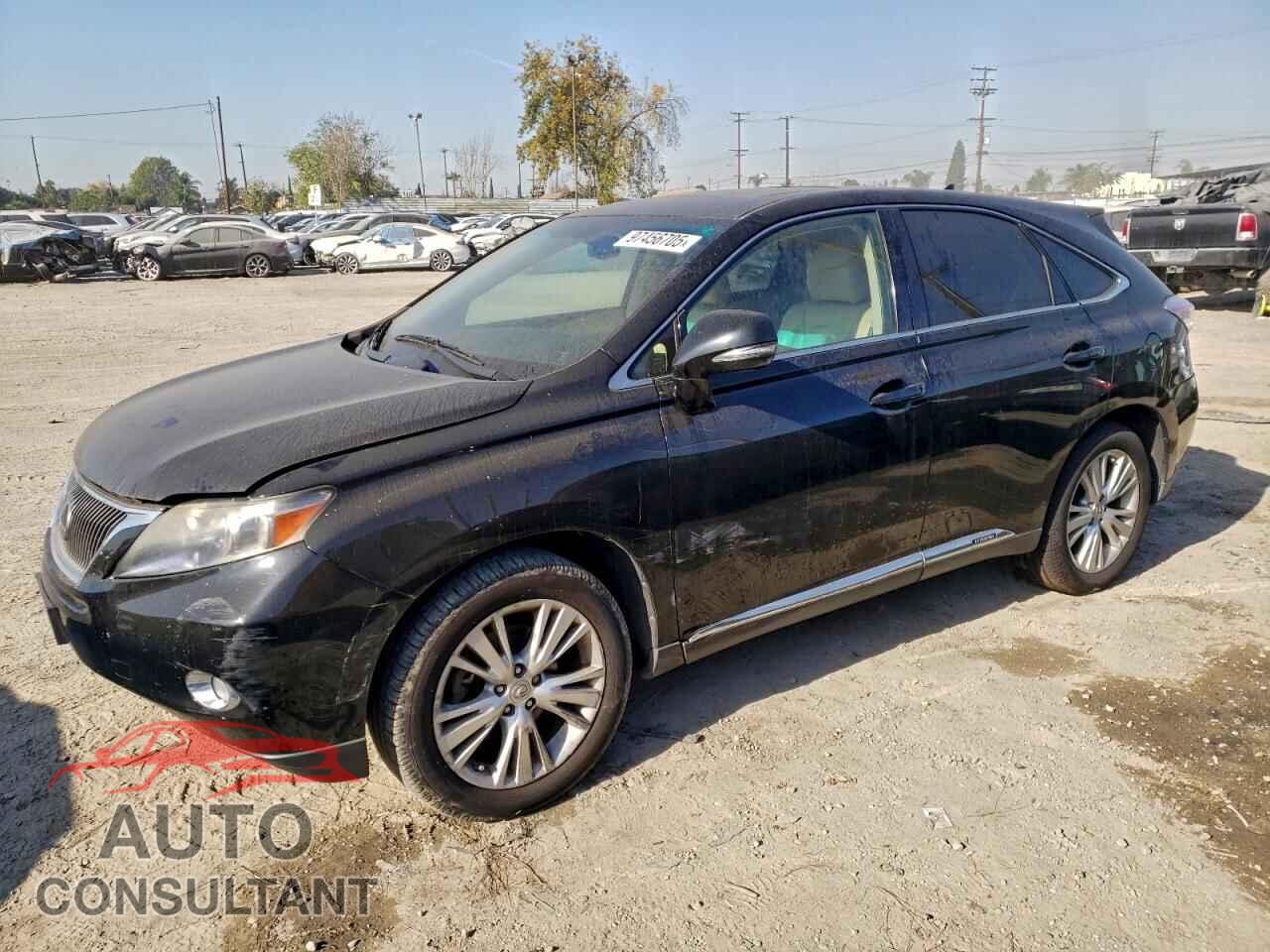 LEXUS RX450 2012 - JTJZB1BA6C2407629