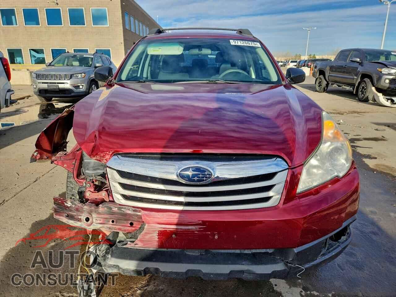 SUBARU OUTBACK 2012 - 4S4BRCAC3C3298034