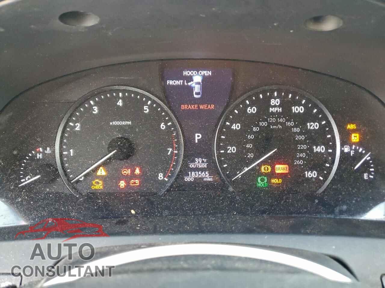 LEXUS LS460 2014 - JTHBL5EF5E5125885