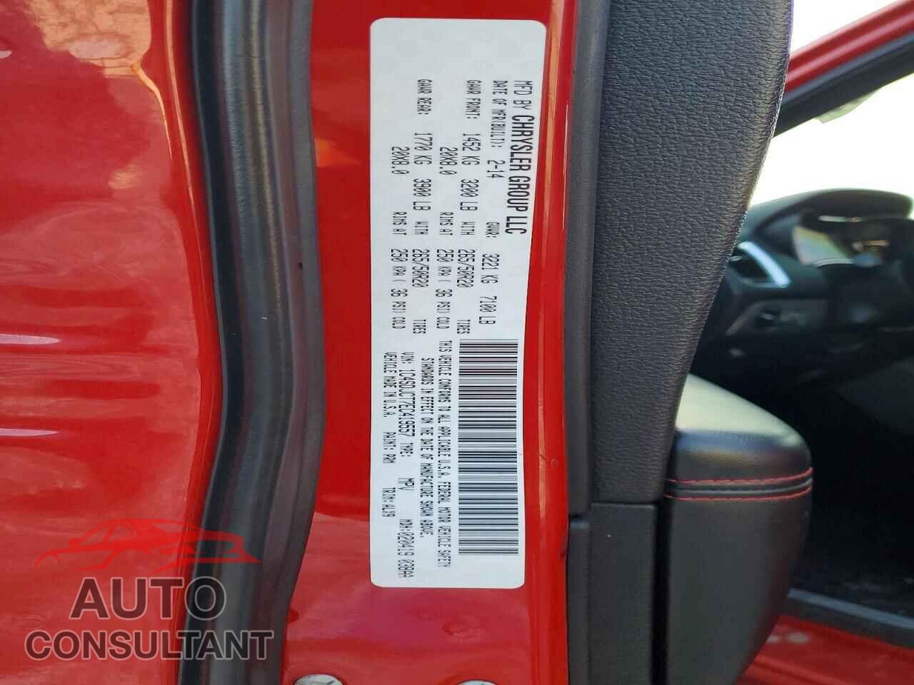 DODGE DURANGO 2014 - 1C4SDJCT7EC419557