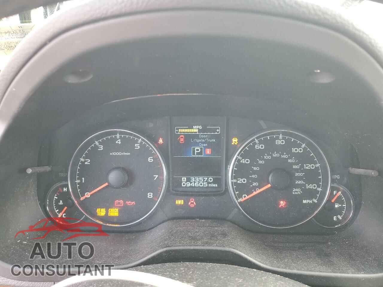 SUBARU OUTBACK 2014 - 4S4BRBLCXE3204323