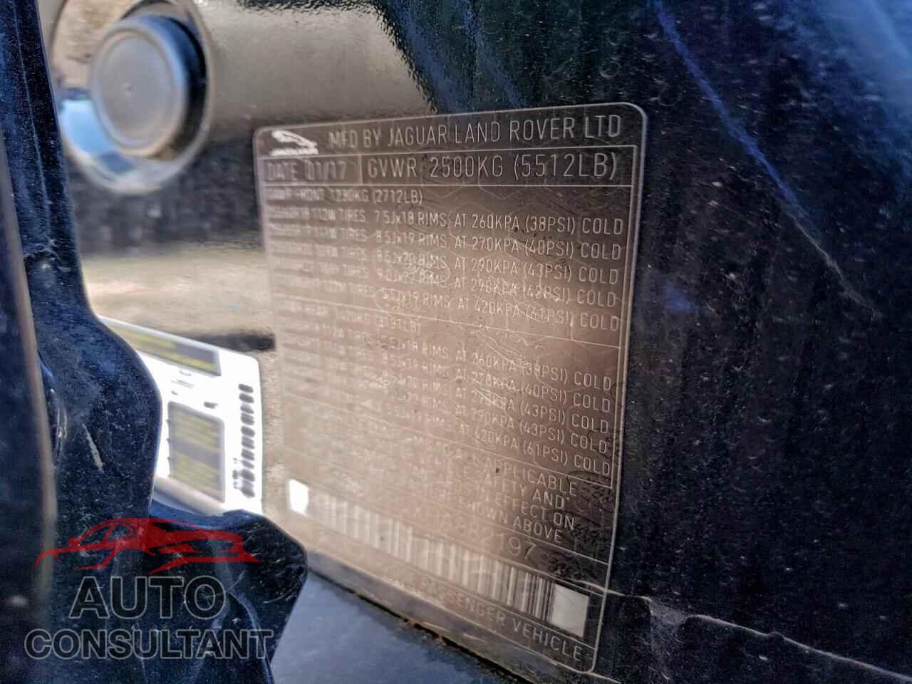 JAGUAR F-PACE 2017 - SADCL2BVXHA882197