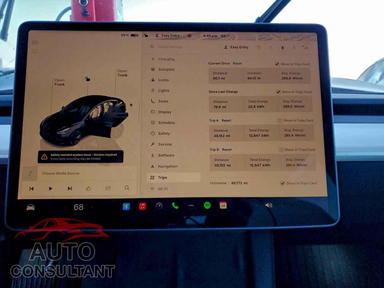 TESLA MODEL 3 2022 - 5YJ3E1EB7NF338065