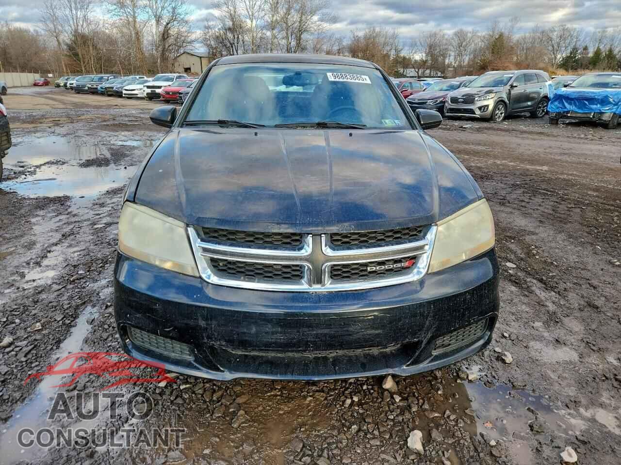 DODGE AVENGER 2012 - 1C3CDZCB2CN126178