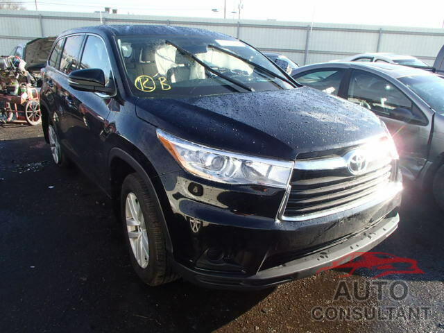 TOYOTA HIGHLANDER 2015 - 5TDBKRFH8FS099855