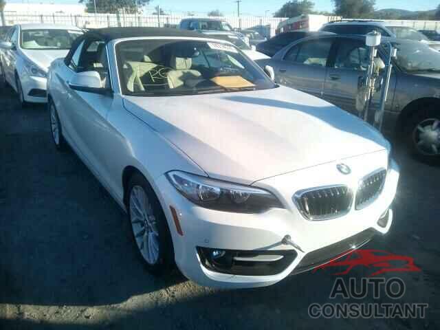 BMW 2 SERIES 2016 - WBA1K9C57GV322719