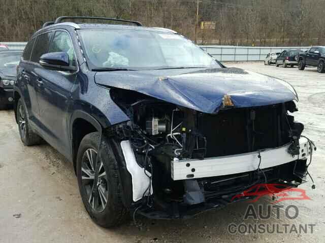 TOYOTA HIGHLANDER 2016 - 5TDJKRFH6GS244565