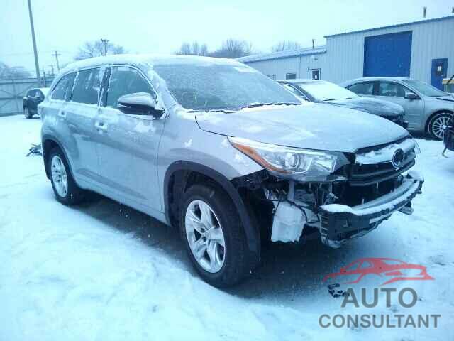 TOYOTA HIGHLANDER 2015 - 5TDDKRFH0FS115314