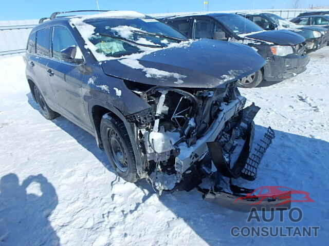 TOYOTA HIGHLANDER 2015 - 5TDJKRFH5FS084631