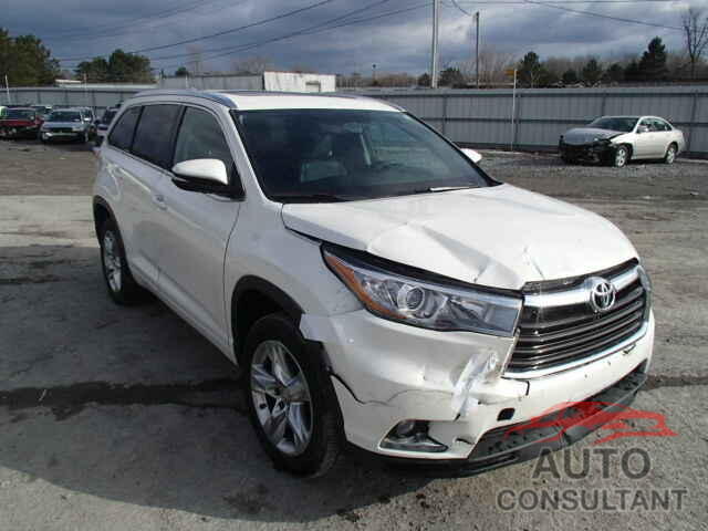 TOYOTA HIGHLANDER 2014 - 5TDYKRFH4ES019315